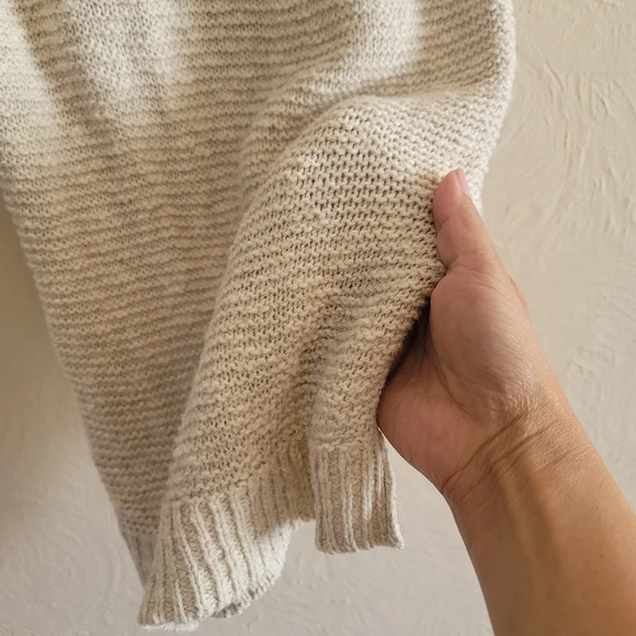 Madewell, Highgate Tie Strap Sweater Tank, Cream/Tan,‎ Size Small - Picture 7 of 9